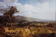 Theodore Fourmois Landscape in the Ardennes oil painting